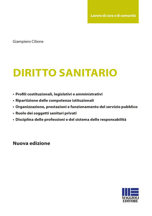 Cover of Diritto sanitario