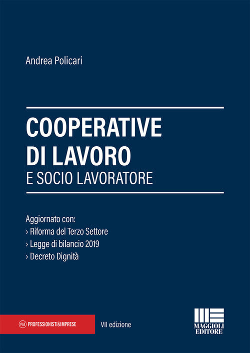 Cover of Cooperative di lavoro e socio lavoratore