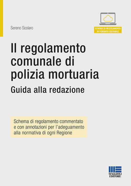 Cover of regolamento comunale di polizia mortuaria