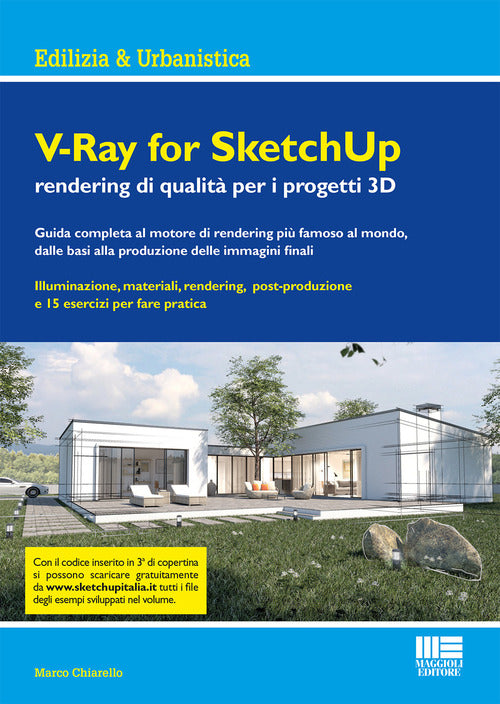 Cover of V-Ray for SketchUp rendering qualità per i progetti 3D