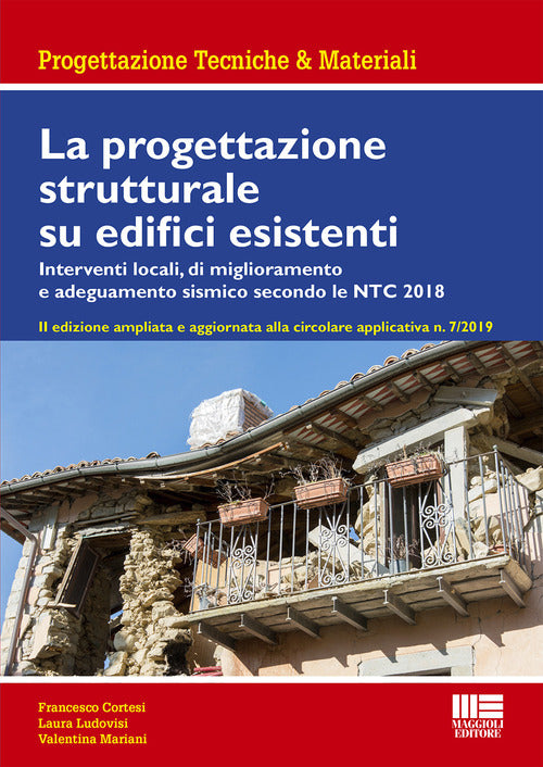 Cover of progettazione strutturale su edifici esistenti