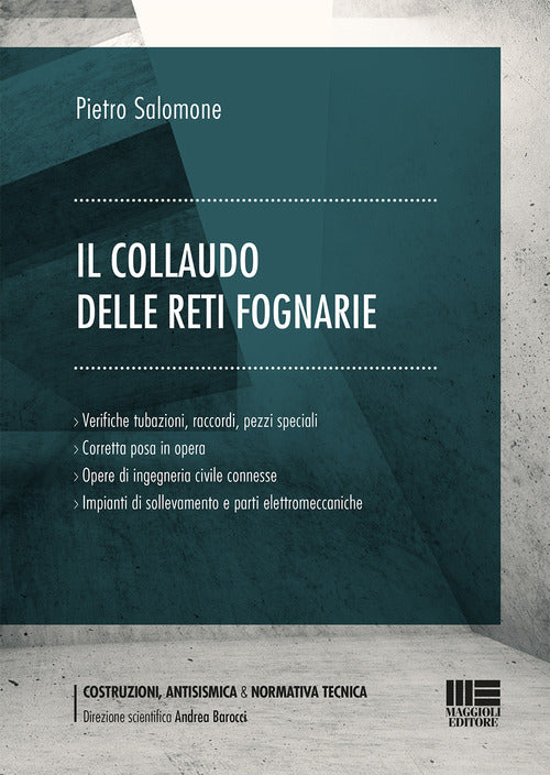Cover of collaudo delle reti fognarie
