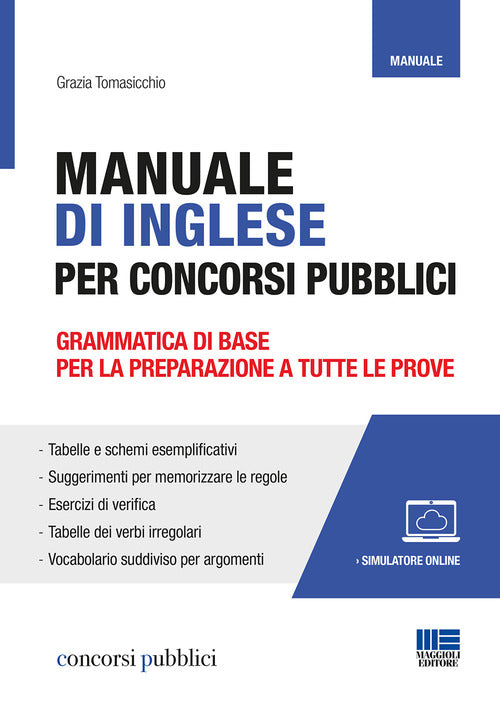 Cover of Manuale di inglese per concorsi pubblici