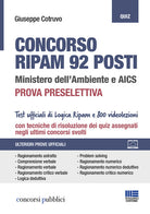 Cover of Concorso RIPAM 92 posti. Ministero dell'Ambiente e AICS. Prova preselettiva