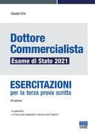 Cover of Dottore commercialista. Esame di Stato 2021. Esercitazioni per la terza prova scritta