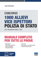 Cover of Concorso 1000 allievi vice ispettori Polizia di Stato (G.U. 29 dicembre 2020 n. 100). Manuale completo per tutte le prove