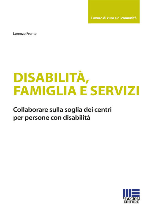 Cover of Disabilità, famiglia e servizi