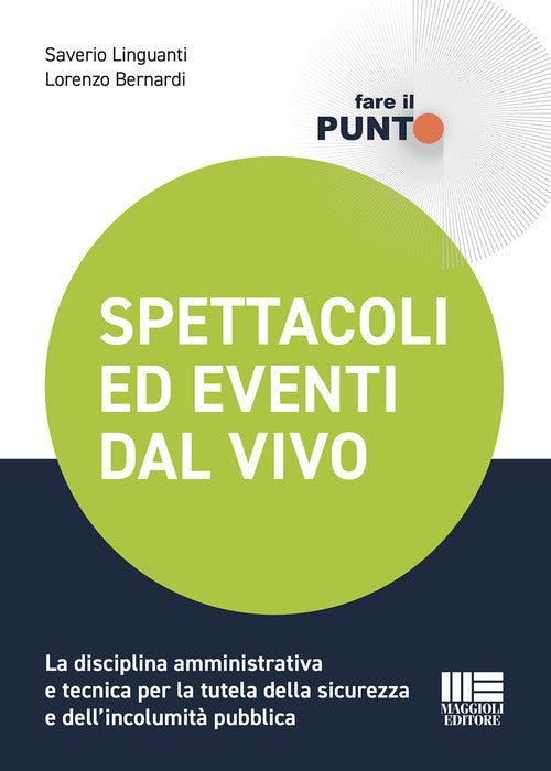 Cover of Spettacoli ed eventi dal vivo