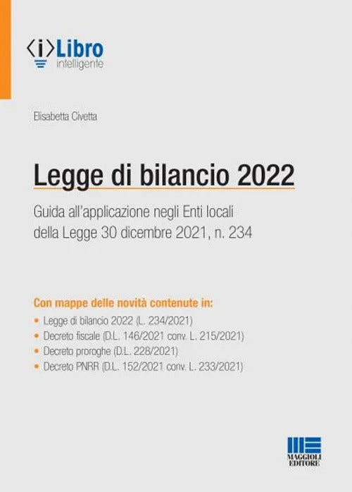 Cover of Legge di bilancio 2022