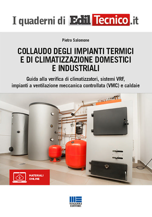 Cover of Collaudo degli impianti termici e di climatizzazione domestici e industriali