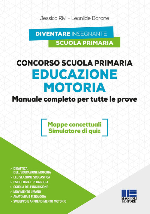 Cover of Concorso Scuola primaria. Educazione motoria. Manuale completo per tutte le prove