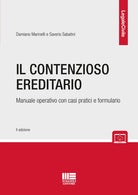 Cover of contenzioso ereditario. Manuale operativo con casi pratici e formulario