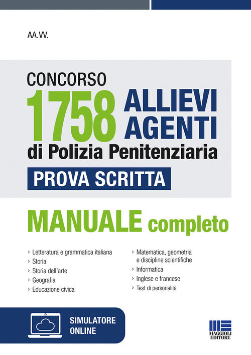 Cover of Concorso 1758 allievi agenti di polizia penitenziaria. Prova scritta