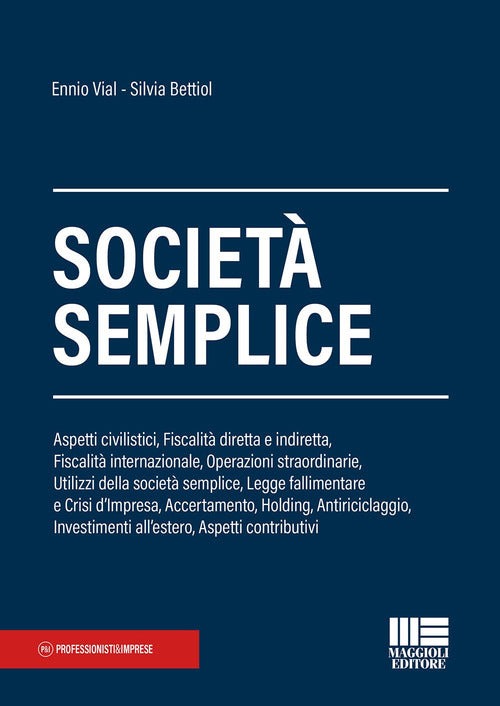 Cover of Società semplice