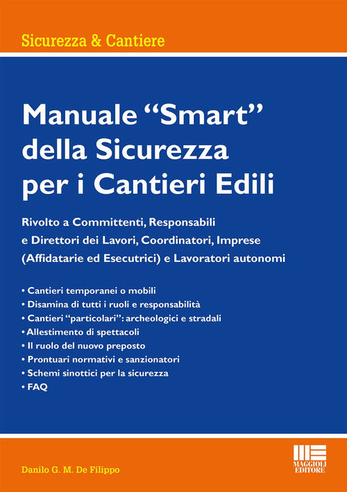Cover of Manuale smart della sicurezza per i cantieri edili
