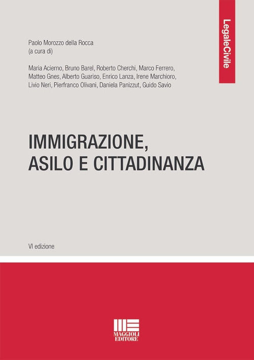 Cover of Immigrazione, asilo e cittadinanza
