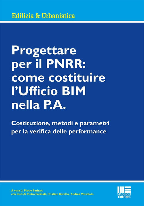 Cover of Progettare per il PNRR: come costituire l’Ufficio BIM nella P.A.