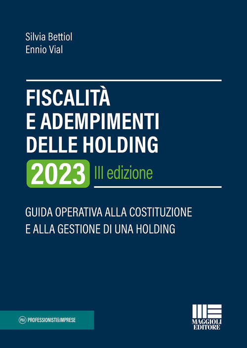 Cover of Fiscalità e adempimenti delle holding 2023