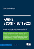 Cover of Paghe e contributi. Guida pratica ed esempi di calcolo 2023