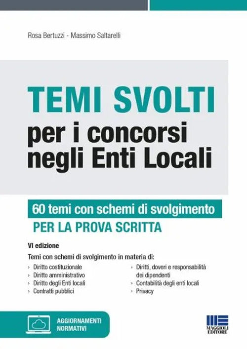 Cover of Temi svolti per i concorsi negli enti locali. 50 temi con schemi di svolgimento di diritto costituzionale, diritto amministrativo e diritto degli enti locali