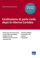 Cover of Costituzione di parte civile dopo la riforma Cartabia