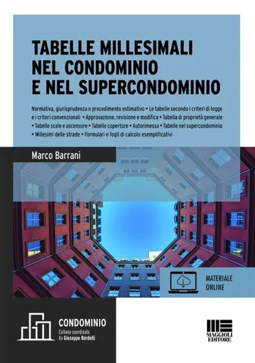 Cover of Tabelle millesimali nel condominio e nel supercondominio