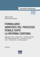 Cover of Formulario annotato del processo penale dopo la riforma Cartabia