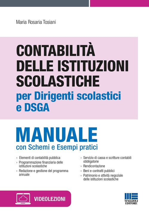 Cover of Contabilità delle istituzioni scolastiche per dirigenti scolastici e DSGA