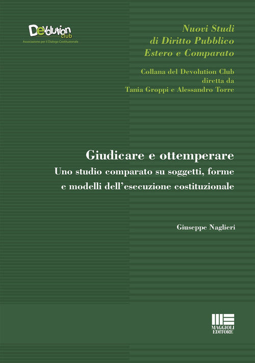 Cover of Giudicare e ottemperare