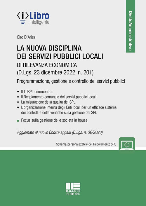 Cover of nuova disciplina dei servizi pubblici locali di rilevanza economica
