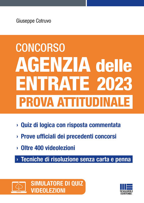 Cover of Concorso Agenzia delle entrate 2023. Prova attitudinale