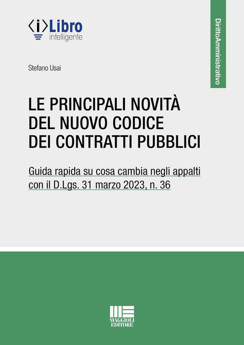 Cover of principali novità del Codice dei contratti pubblici