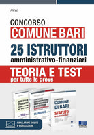 Cover of Concorso Comune Bari. 25 istruttori amministrativo-finanziari. Teoria e test per tutte le prove. Kit