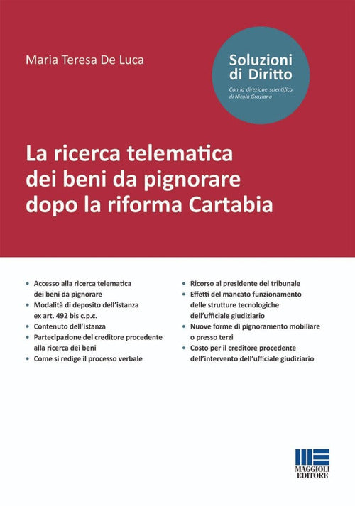 Cover of ricerca telematica dei beni da pignorare dopo la riforma Cartabia