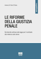 Cover of riforme della giustizia penale. Dal decreto antirave alla legge per il contrasto alla violenza sulle donne