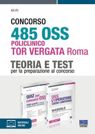 Cover of Concorso 485 OSS Policlinico Tor Vergata Roma. Kit per la preparazione al concorso