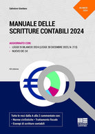 Cover of Manuale delle scritture contabili 2024. Aggiornato con Legge di Bilancio 2024 (Legge 30 dicembre 2023, N.123) e nuovo OIC 34