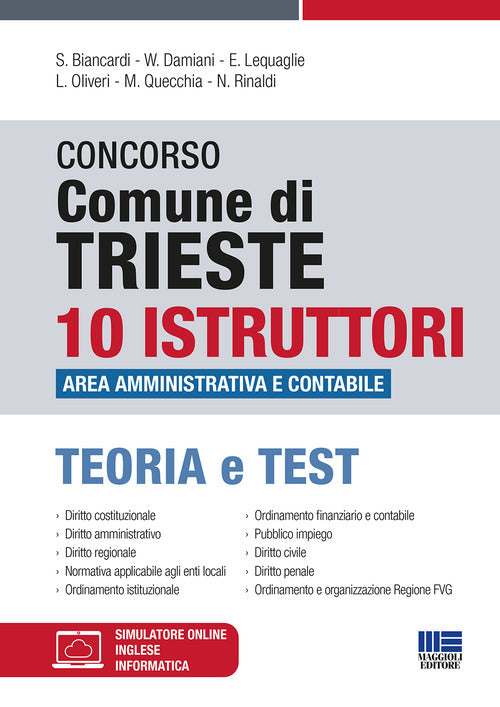 Cover of Concorso Comune di Trieste. 10 istruttori area amministrativa e contabile. Teoria e test