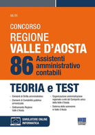 Cover of Concorso regione Valle D'Aosta. 86 sssistenti amministrativo-contabili. Teoria e test