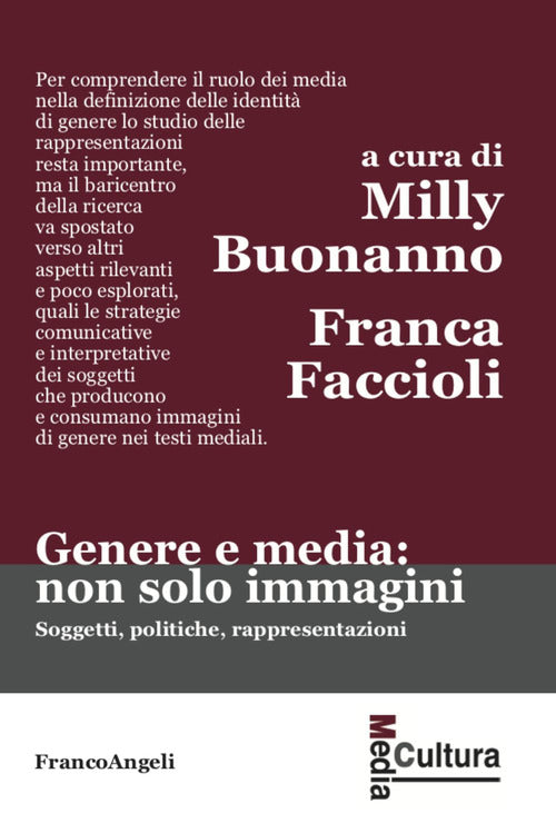Cover of Genere e media: non solo immagini