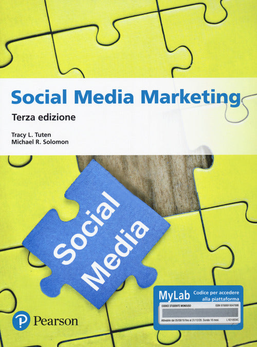 Cover of Social media marketing. Ediz. MyLab