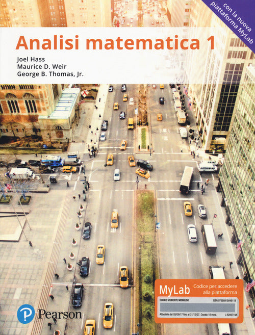 Cover of Analisi matematica 1. Ediz. Mylab
