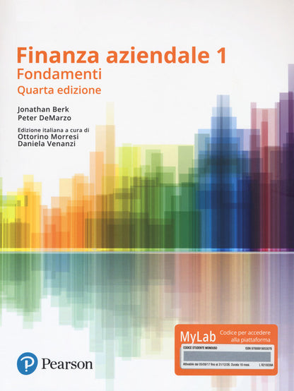 Cover of Finanza aziendale. Vol. 1. Ediz. Mylab