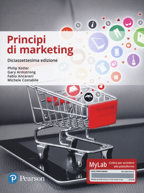 Cover of Principi di marketing. Ediz. Mylab