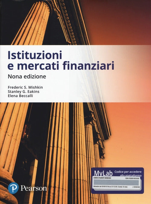 Cover of Istituzioni e mercati finanziari. Ediz. MyLab