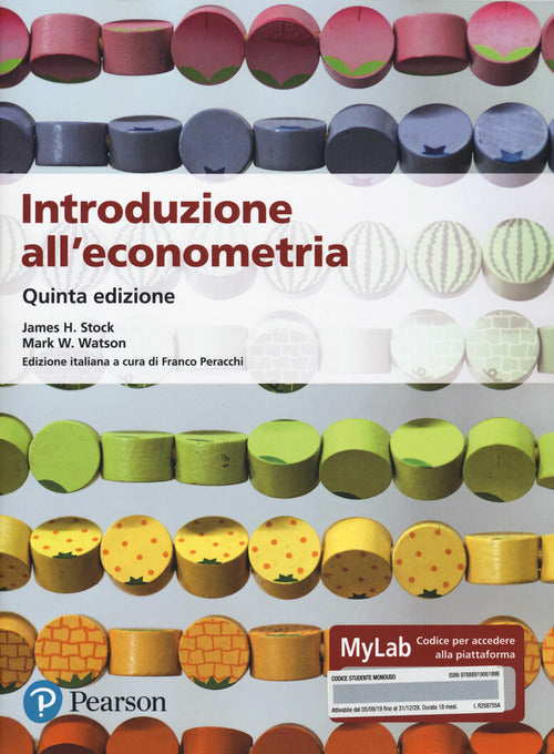 Cover of Introduzione all'econometria. Ediz. MyLab