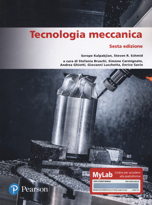 Cover of Tecnologia meccanica. Ediz. MyLab