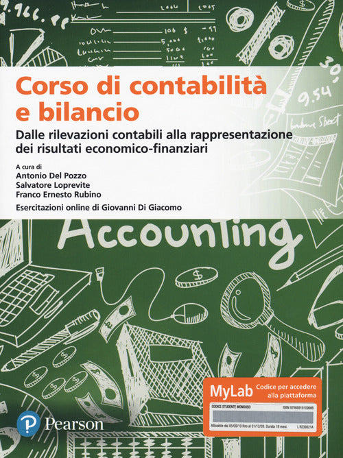 Cover of Corso di contabilità e bilancio. Ediz. MyLab