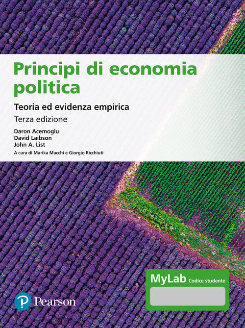 Cover of Principi di economia politica. Teoria ed evidenza empirica. Ediz. MyLab