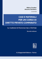 Cover of Casi e materiali per un corso di diritto privato comparato. Le tradizioni di common law e civil law
